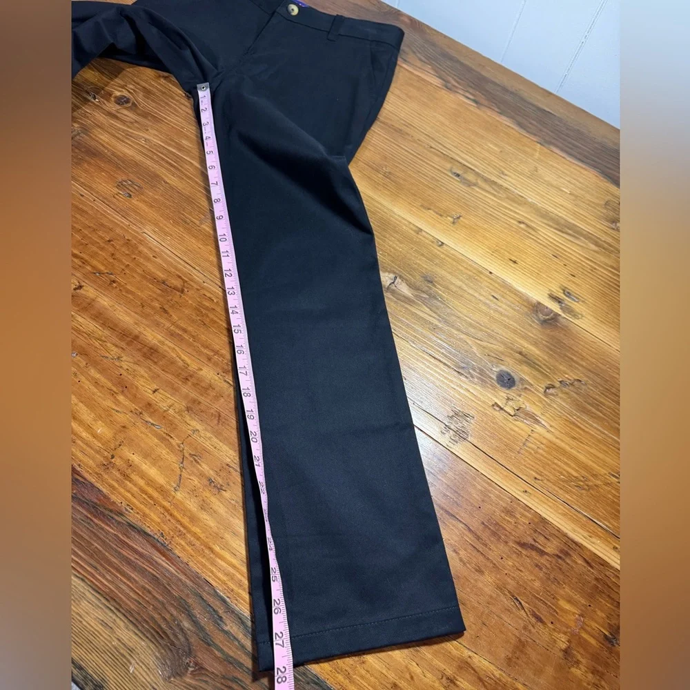 French Toast Boys School Uniform Straight‎ Fit Stretch Twill Pant Black Size 14